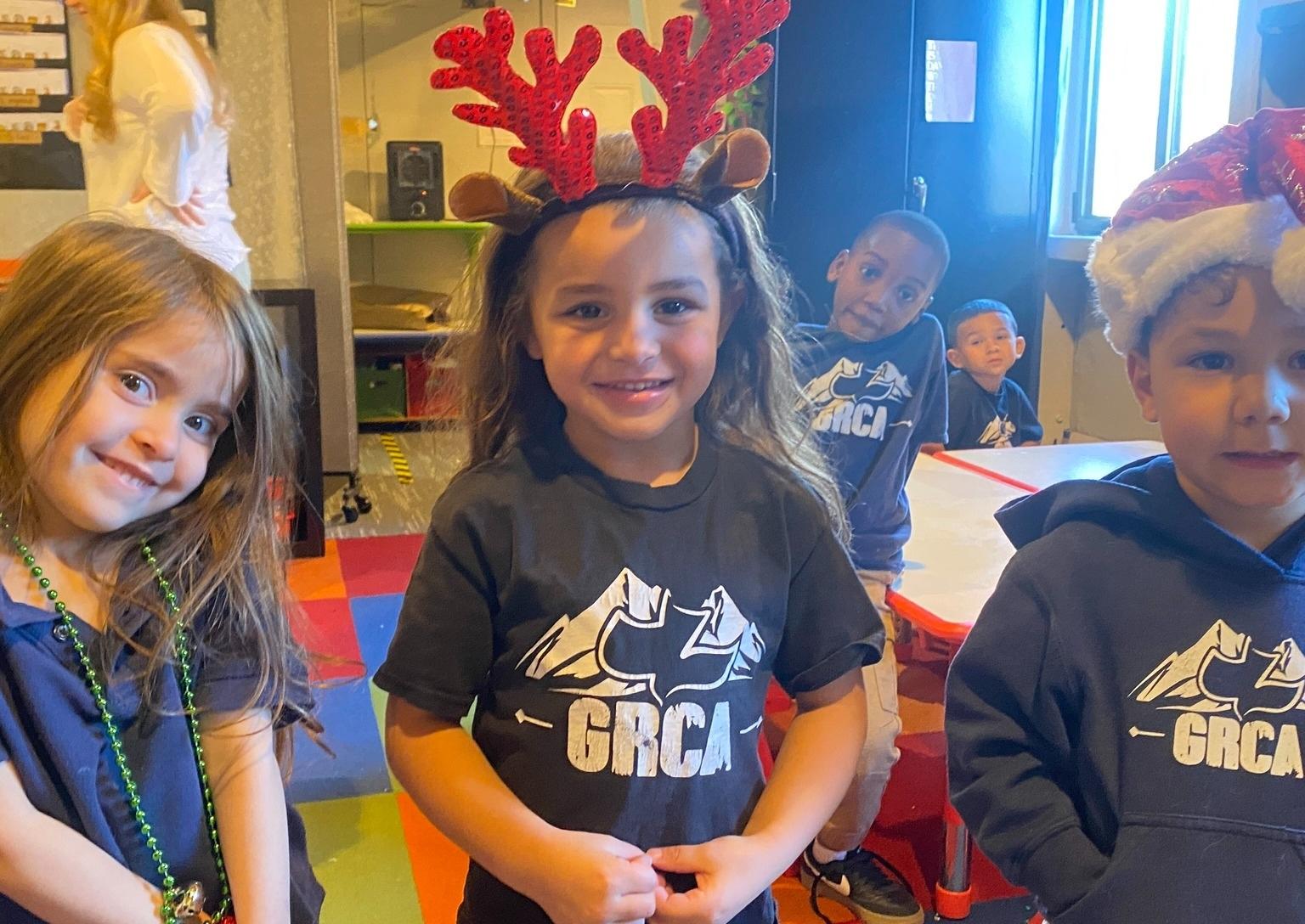 Preschool students at Great Rock Christian Academy